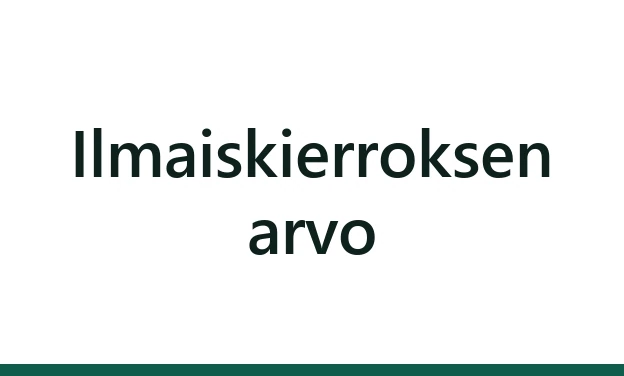 Ilmaiskierroksen arvo: panostaso ja voittokatto