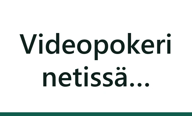 Videopokeri netissä – säännöt, strategiat ja parhaat vinkit